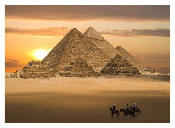 Obraz - Pyramidy (70x50 cm)