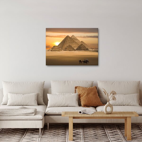 Obraz - Pyramidy (70x50 cm)