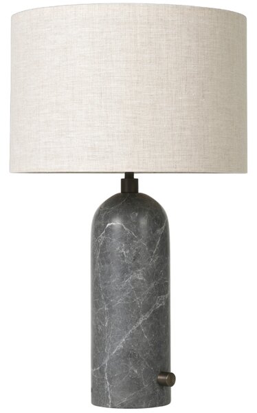 GUBI Mramorová stolní lampa Gravity 65 cm