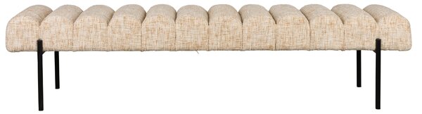 White Label Béžová čalouněná Lavice WLL JETHRO 180 cm