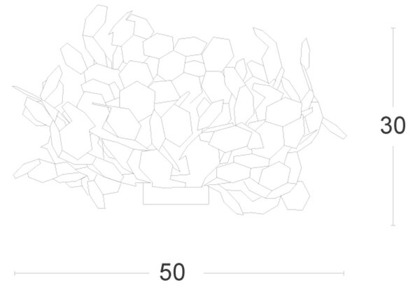 Zava Andromeda E27 nástěnné svítidlo Bílá
