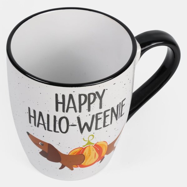 Sinsay - Keramický hrnek s uchem na Halloween - bílá