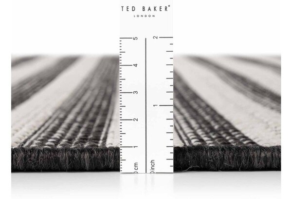 Černý/krémový vnitřní a venkovní koberec 160x230 cm Haringey Woodfield – Ted Baker
