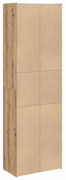 Skříň dub artisan 60 x 32 x 190 cm kompozitní dřevo 3318715