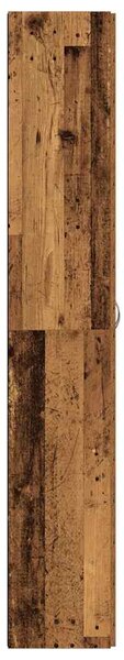 Skříň old wood 60 x 32 x 190 cm kompozitní dřevo 3318714
