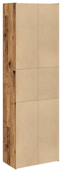 Skříň old wood 60 x 32 x 190 cm kompozitní dřevo 3318714