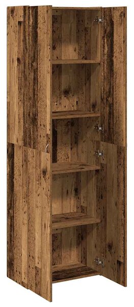Skříň old wood 60 x 32 x 190 cm kompozitní dřevo 3318714
