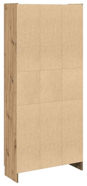 Skříň dub artisan 82,5 x 30,5 x 185 cm kompozitní dřevo 3318717