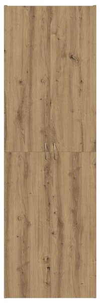 Skříň dub artisan 60 x 32 x 190 cm kompozitní dřevo 3318715