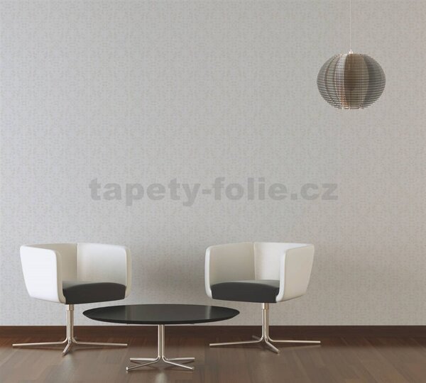 Vliesové tapety na zeď New Life 37679-1, rozměr 10,05 m x 0,53 m, řetízkový vzor stříbrný na bílém podkladu, A.S. CRÉATION