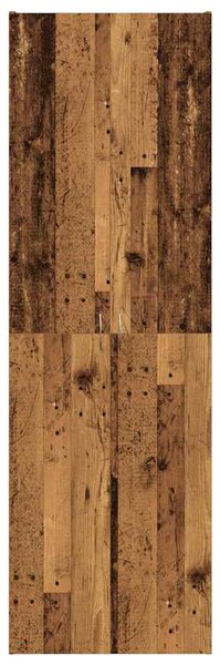 Skříň old wood 60 x 32 x 190 cm kompozitní dřevo 3318714