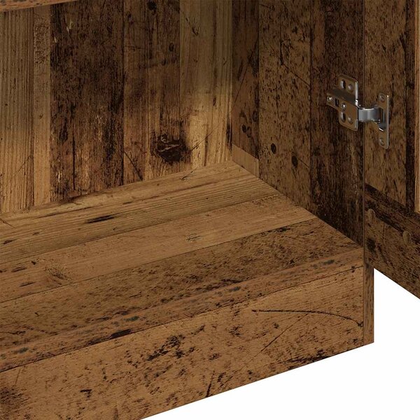 Skříň old wood 82,5 x 30,5 x 185 cm kompozitní dřevo 3318716