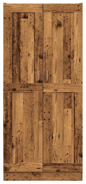 Skříň old wood 82,5 x 30,5 x 185 cm kompozitní dřevo 3318716