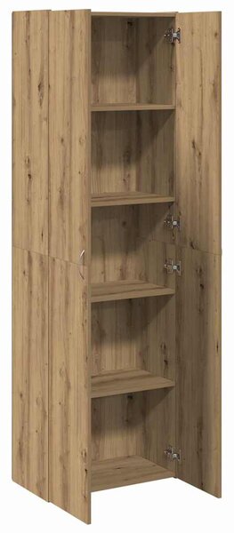 Skříň dub artisan 60 x 32 x 190 cm kompozitní dřevo 3318715