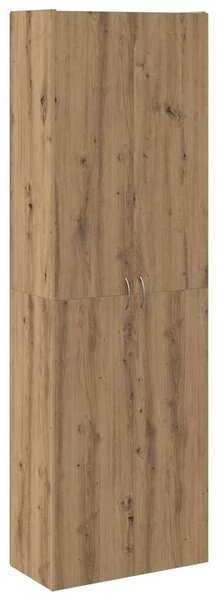 Skříň dub artisan 60 x 32 x 190 cm kompozitní dřevo 3318715