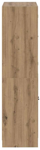 Highboard s dvířky dub artisan 68x37x142 cm kompozitní dřevo 3318723