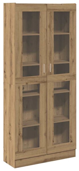 Skříň dub artisan 82,5 x 30,5 x 185 cm kompozitní dřevo 3318721