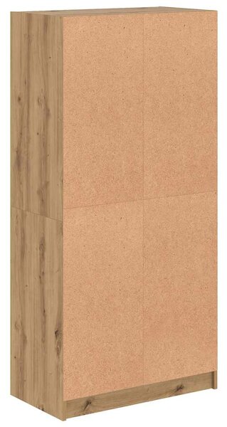 Highboard s dvířky dub artisan 68x37x142 cm kompozitní dřevo 3318723