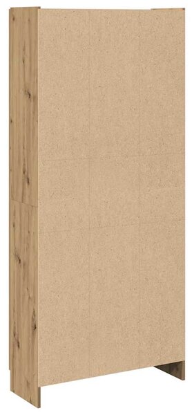 Skříň dub artisan 82,5 x 30,5 x 185 cm kompozitní dřevo 3318721