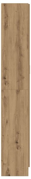 Skříň dub artisan 82,5 x 30,5 x 185 cm kompozitní dřevo 3318721