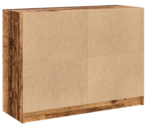 Příborník old wood 102 x 37 x 75,5 cm kompozitní dřevo 3318724