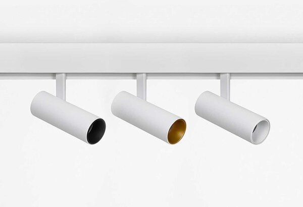 Internova Sottile LED svítidlo pro 48V lištu bílé ⌀40mm - 13WČerná2700K