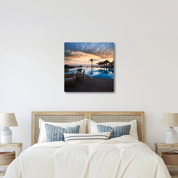 Obraz - Resort u moře (30x30 cm)