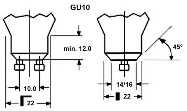 LED žárovka Sylvania Superia Retro GU10 ES50 550lm 36° 2700K