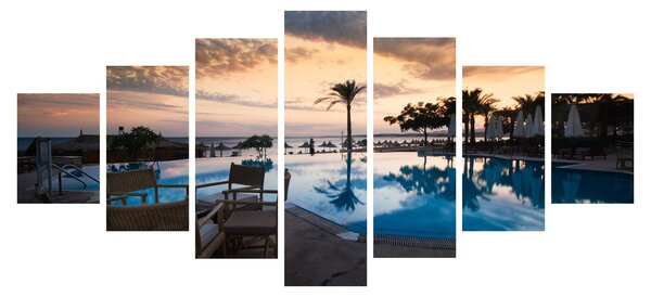 Obraz - Resort u moře (210x100 cm)
