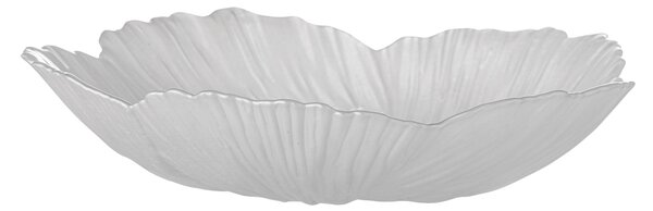Dekorativní skleněná mísa Iani White Ø 26 cm