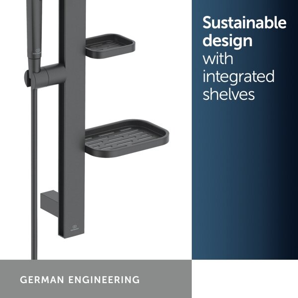 Ideal Standard BD586XG - Sprchová sada IDEALRAIN ALU+ matná černá