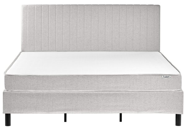 Kontinentální postel Tkanina COUNTESS 180 x 200 cm Světle šedá