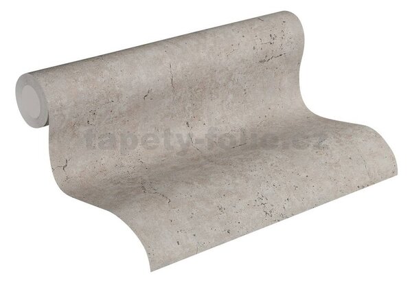 Vliesové tapety na zeď Metropolitan Stories 36911-1, rozměr 10,05 m x 0,53 m, beton hnědý, A.S. CRÉATION