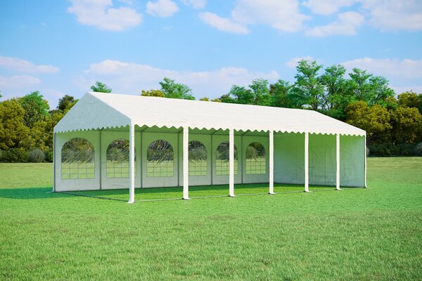 Párty stan 6x12m Max+ 2,6m - ohnivzdorný barva Bílá