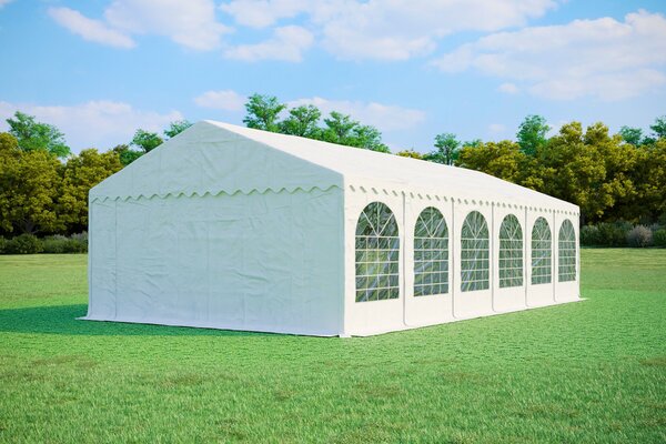 Párty stan 6x12m Max+ 2,6m - ohnivzdorný barva Bílá