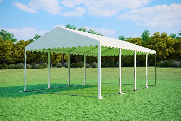 Párty stan 6x12m Max+ 2,6m - ohnivzdorný barva Bílá