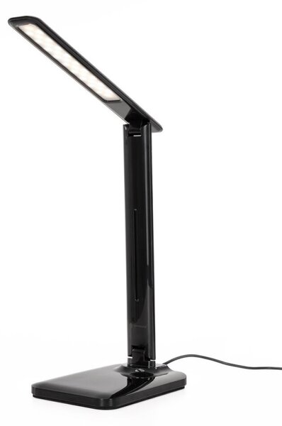 Stolní LED lampa s USB portem SPRINGOS HA7604 černá