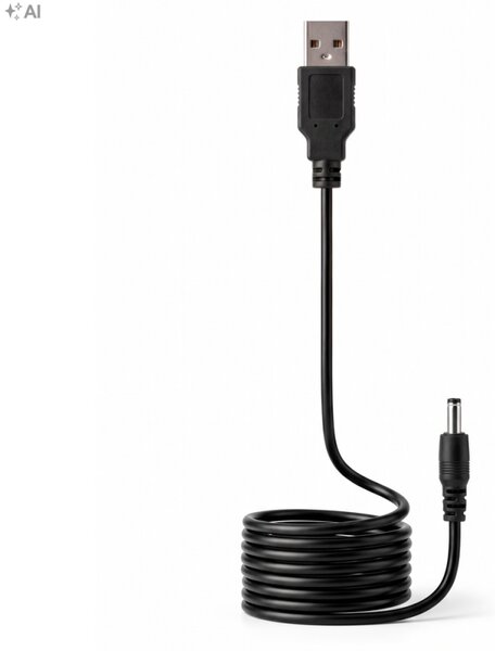 Stolní LED lampa s USB portem SPRINGOS HA7604 černá