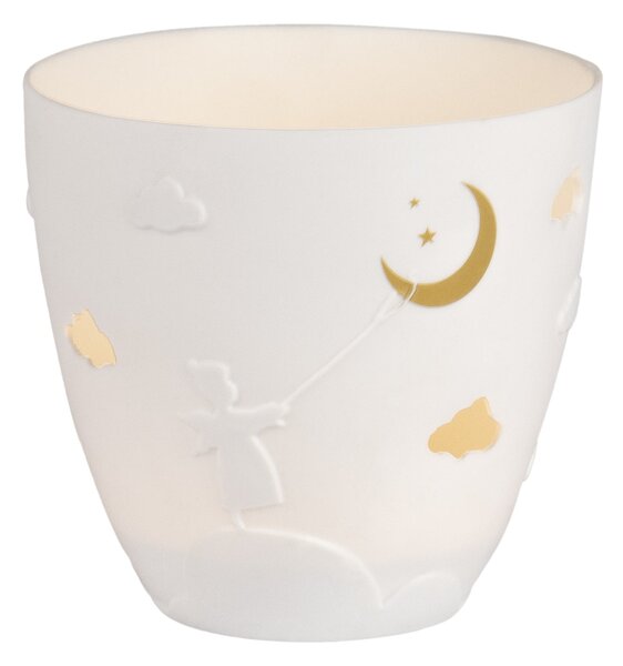 Porcelánový svícen Angel and Moon 9 cm