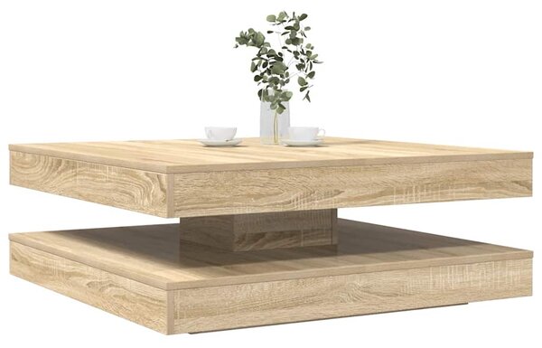 Konferenční stolek otočný o 360º dub sonoma 90x90x34,5 cm 3321353