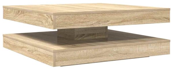 Konferenční stolek otočný o 360º dub sonoma 90x90x34,5 cm 3321353