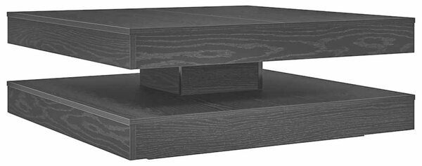 Konferenční stolek otočný o 360º černý dub 90x90x34,5 cm 3321352