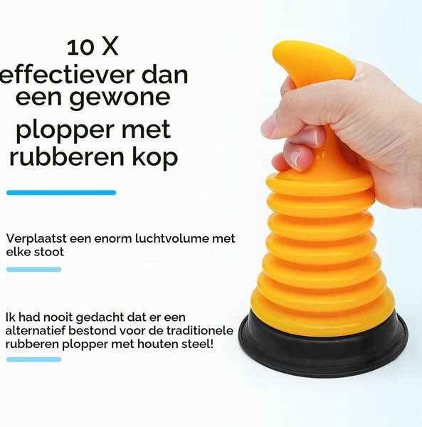 Odpichovač ucpání přísavka - Malý - 18 cm - Plast - Kuchyně, koupelna a umyvadlo