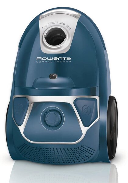 Compact Power 900W Parquet Sáčkový vysavač, stříbrná/modrá ROWENTA RO3950EA