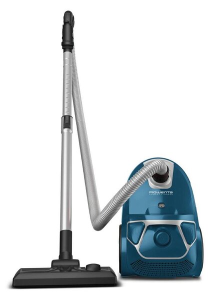 Compact Power 900W Parquet Sáčkový vysavač, stříbrná/modrá ROWENTA RO3950EA