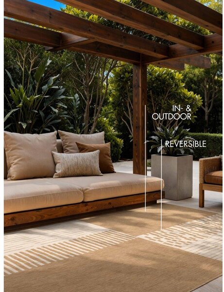 Krémový/v přírodní barvě vnitřní a venkovní koberec 120x170 cm Haringey Acacia – Ted Baker