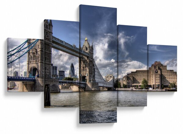 Obraz - Tower Bridge v Londýně (125x70 cm)