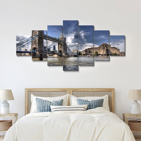 Obraz - Tower Bridge v Londýně (210x100 cm)