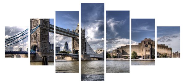 Obraz - Tower Bridge v Londýně (210x100 cm)