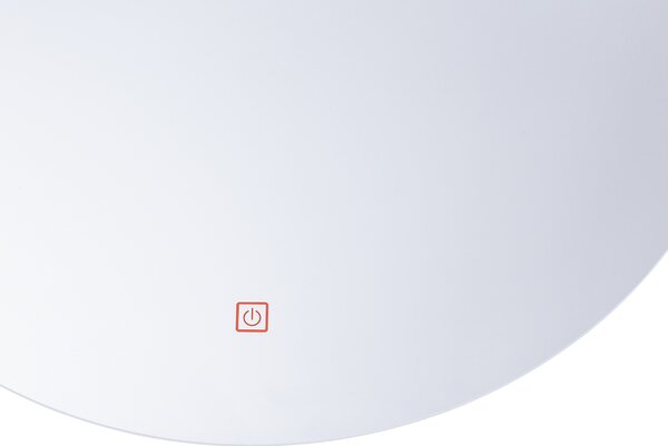 LED koupelnové zrcadlo CALLAC 60 cm 60 cm Stříbrná